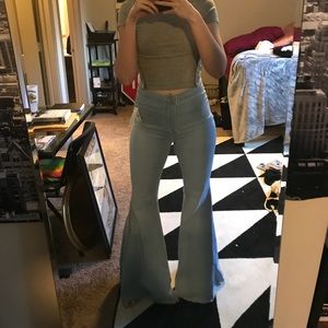 Free People Super Flare Jeans